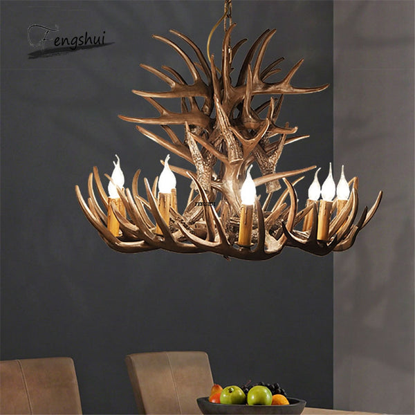 Retro Deer Horn Pendant Lights - 4 Seasons Home Gadgets