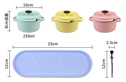 Macaroon Ceramic Canister Set - 4 Seasons Home Gadgets