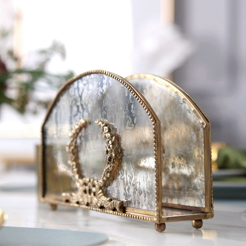 Crystal Napkins Stand - 4 Seasons Home Gadgets