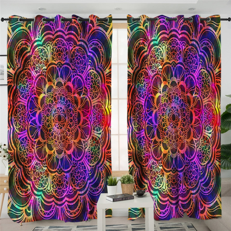 Mandala Blackout Curtain - 4 Seasons Home Gadgets