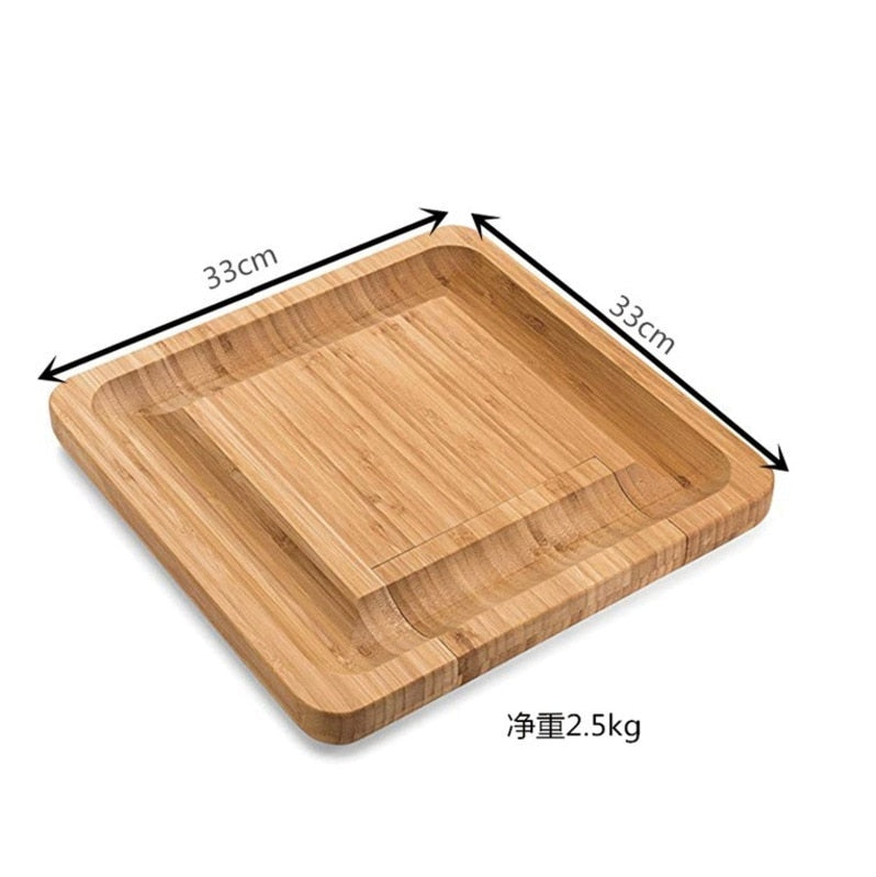 Bamboo Cheese Board - 4 Seasons Home Gadgets