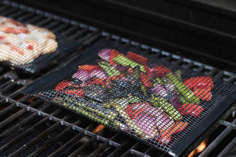 Non-Stick Mesh Grilling Bags Set - 4 Seasons Home Gadgets