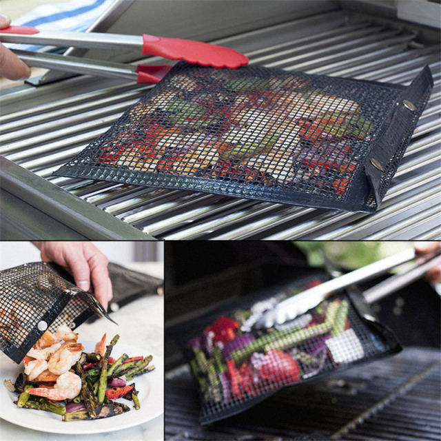 Non-Stick Mesh Grilling Bags Set - 4 Seasons Home Gadgets