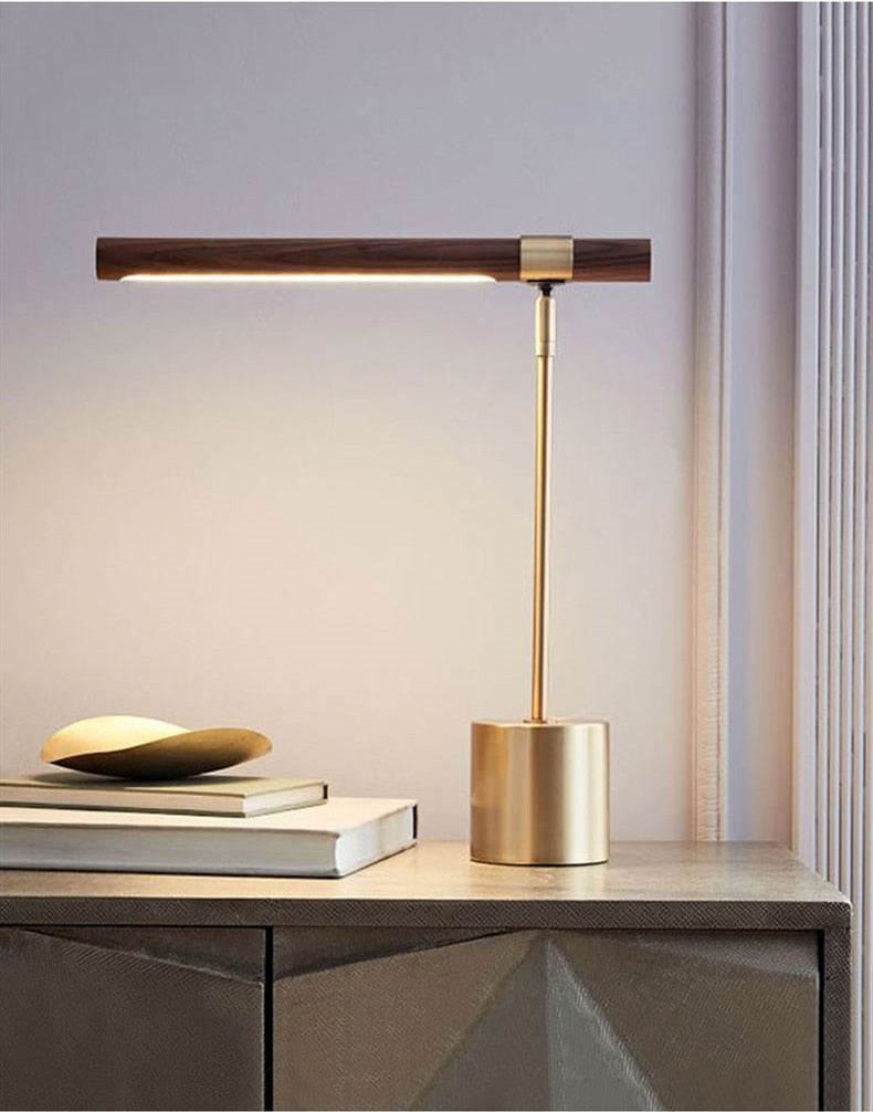 Oak Wood Table Lamp - 4 Seasons Home Gadgets