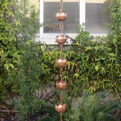 Copper Brass Mandala Rain Chain - 4 Seasons Home Gadgets