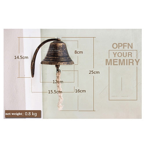 Metal  Ringing Door Bell - 4 Seasons Home Gadgets