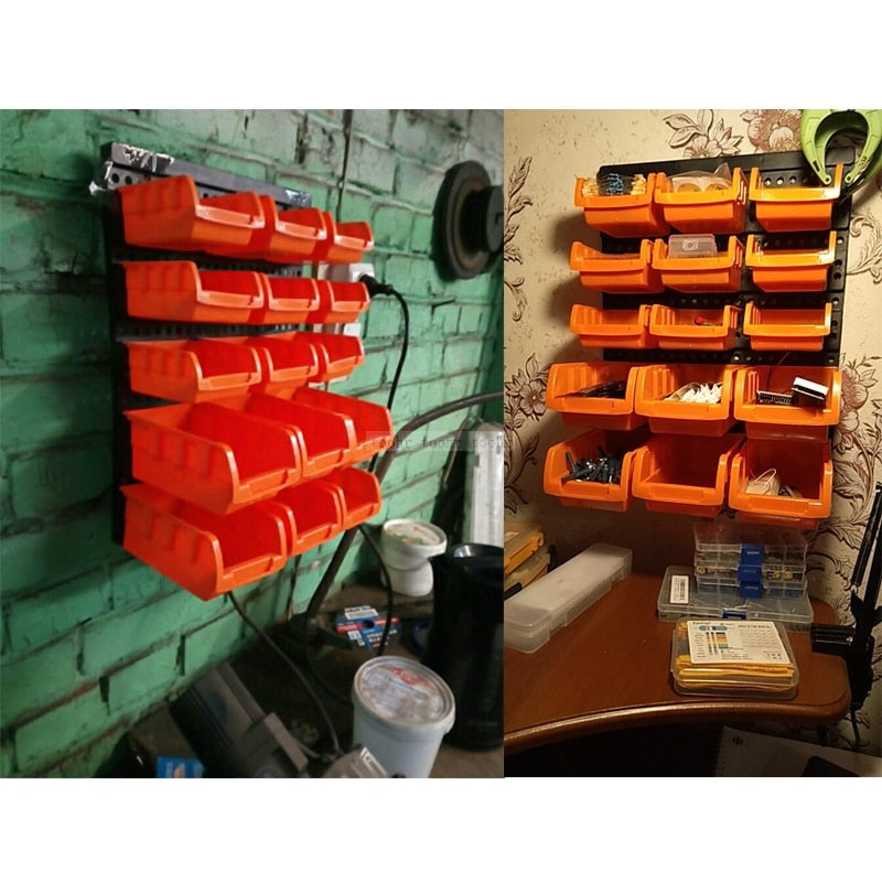 Wall Mounted Tools & Parts Organizer Kit - 4 Seasons Home Gadgets