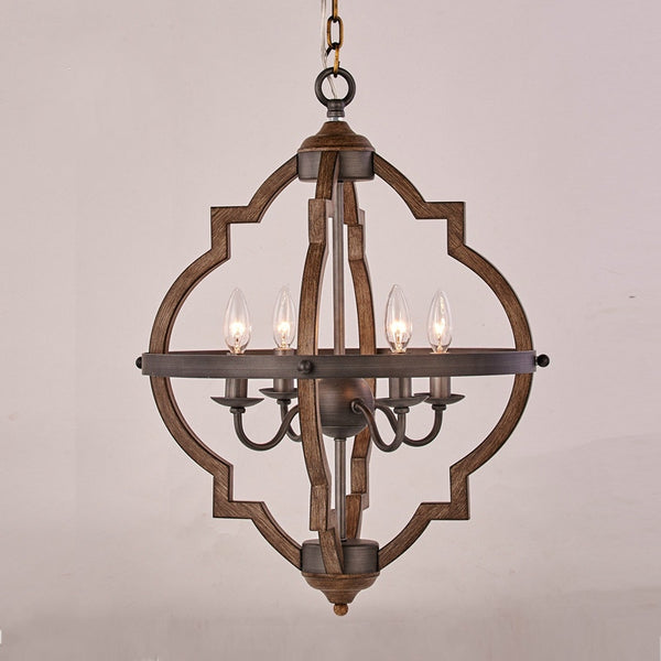 Light Candle Iron Chandelier - 4 Seasons Home Gadgets