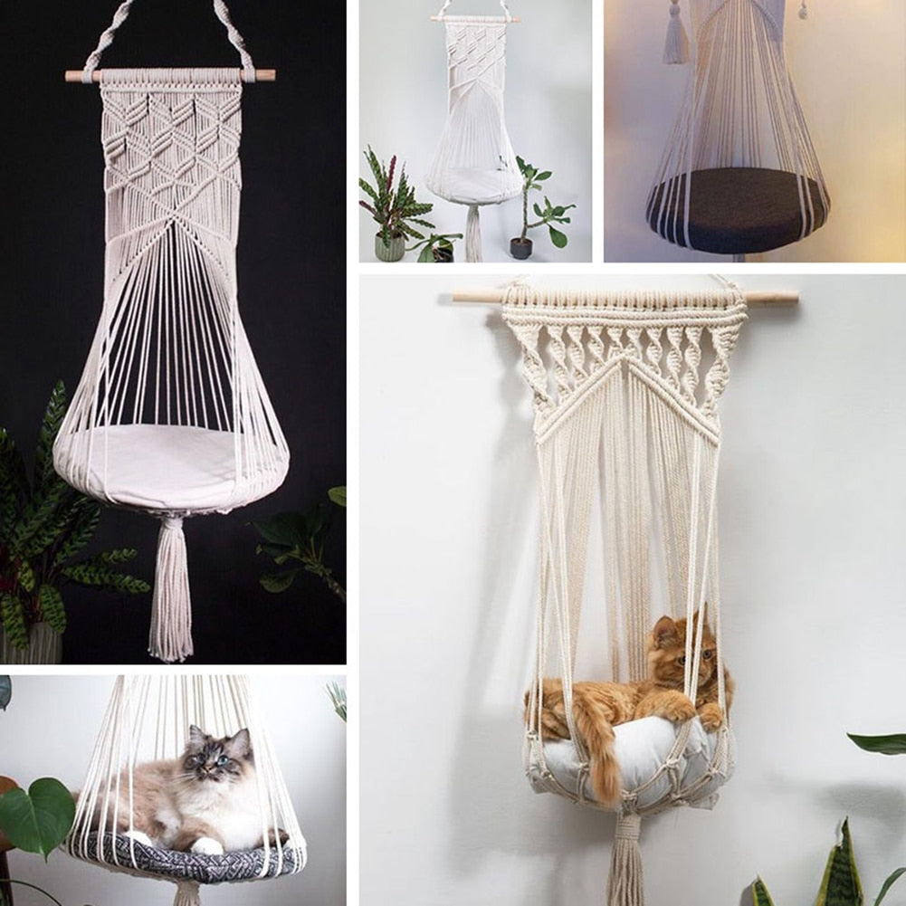 Hand Knit Swing Hammock - 4 Seasons Home Gadgets