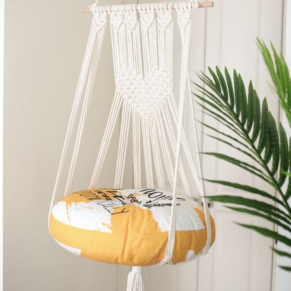 Hand Knit Swing Hammock - 4 Seasons Home Gadgets