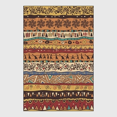 Mustard Tribal Area Rug - 4 Seasons Home Gadgets