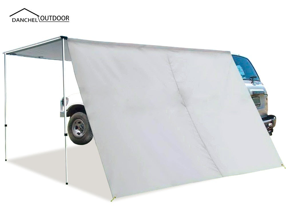 UV Car Side Awning Rooftop Pull Out Tent Shade With Wall Set - 4 Seasons Home Gadgets