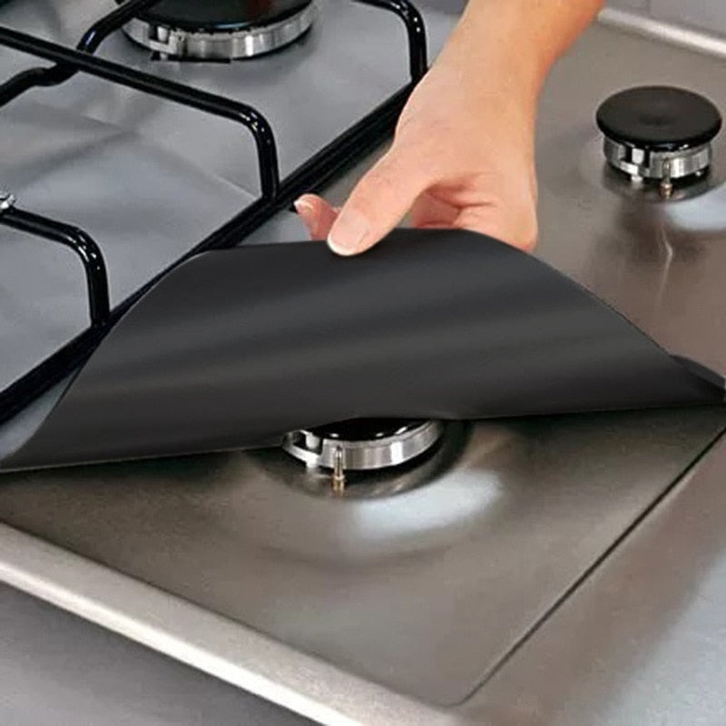 Silver Non-Stick Stove Protector - 4 Seasons Home Gadgets