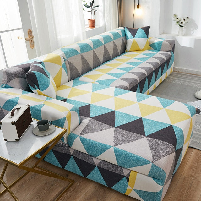 L shape Sofa Covers for Living Room - 4 Seasons Home Gadgets