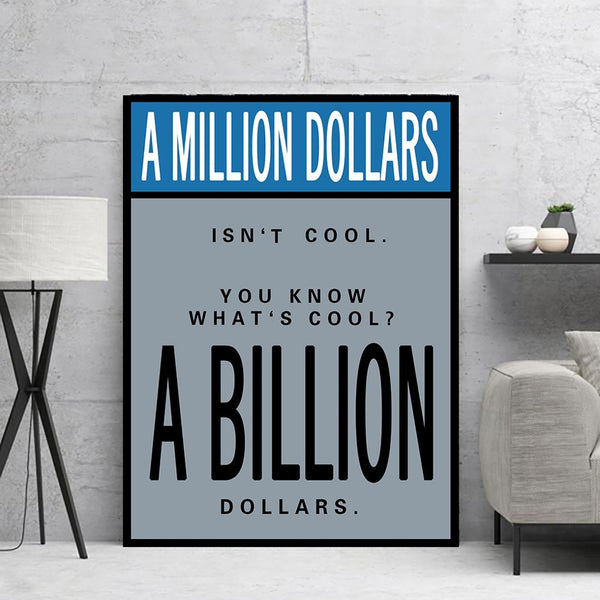 Billionaire money Art Wall Art Canvas Posters For Modern Entrepreneur - 4 Seasons Home Gadgets