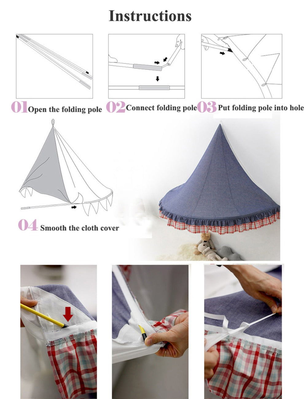 Kid's Dome Play Tent - 4 Seasons Home Gadgets