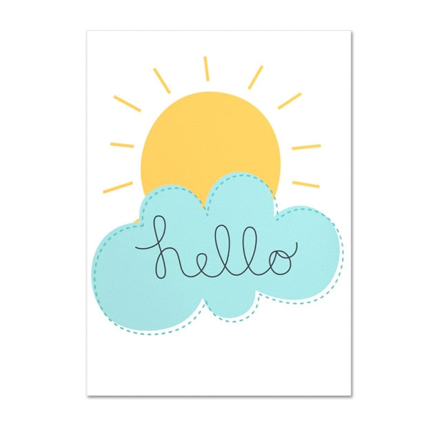 Hello Sunshine Wall Art - 4 Seasons Home Gadgets