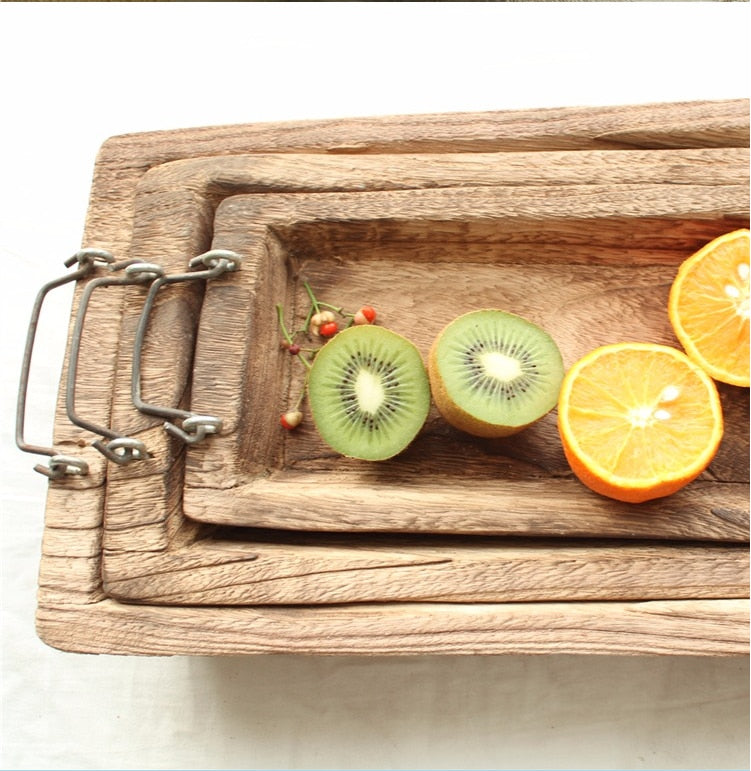 Wood Log Serving Tray - 4 Seasons Home Gadgets