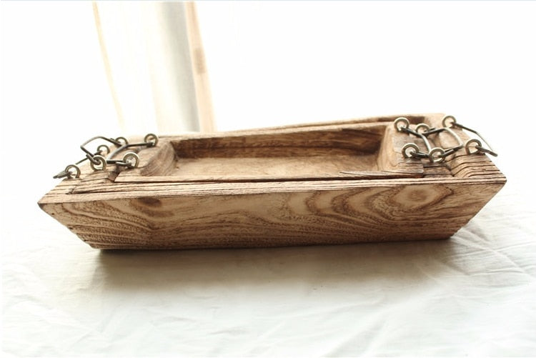 Wood Log Serving Tray - 4 Seasons Home Gadgets