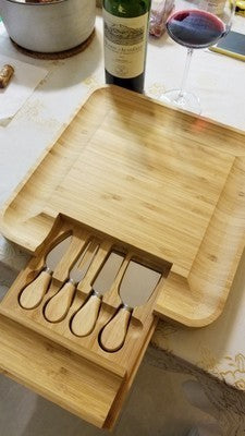 Bamboo Cheese Board - 4 Seasons Home Gadgets