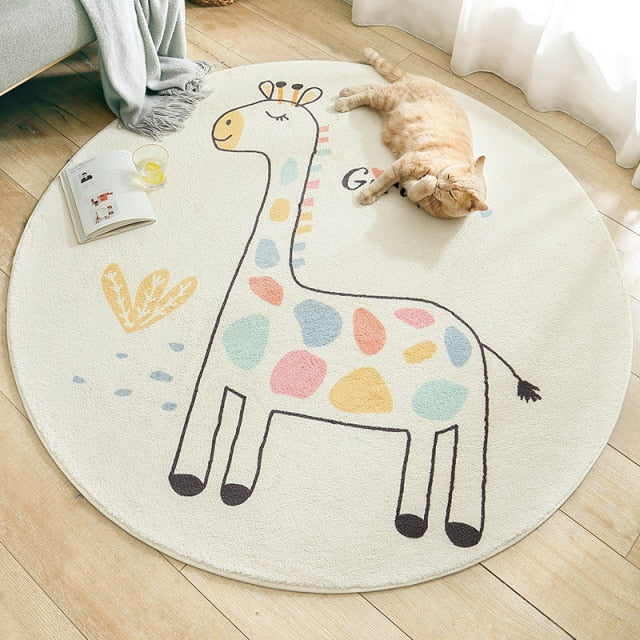 Round Rainbow Rug - 4 Seasons Home Gadgets