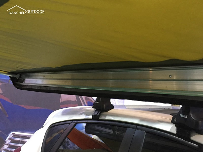 UV Car Side Awning Rooftop Pull Out Tent Shade Set - 4 Seasons Home Gadgets