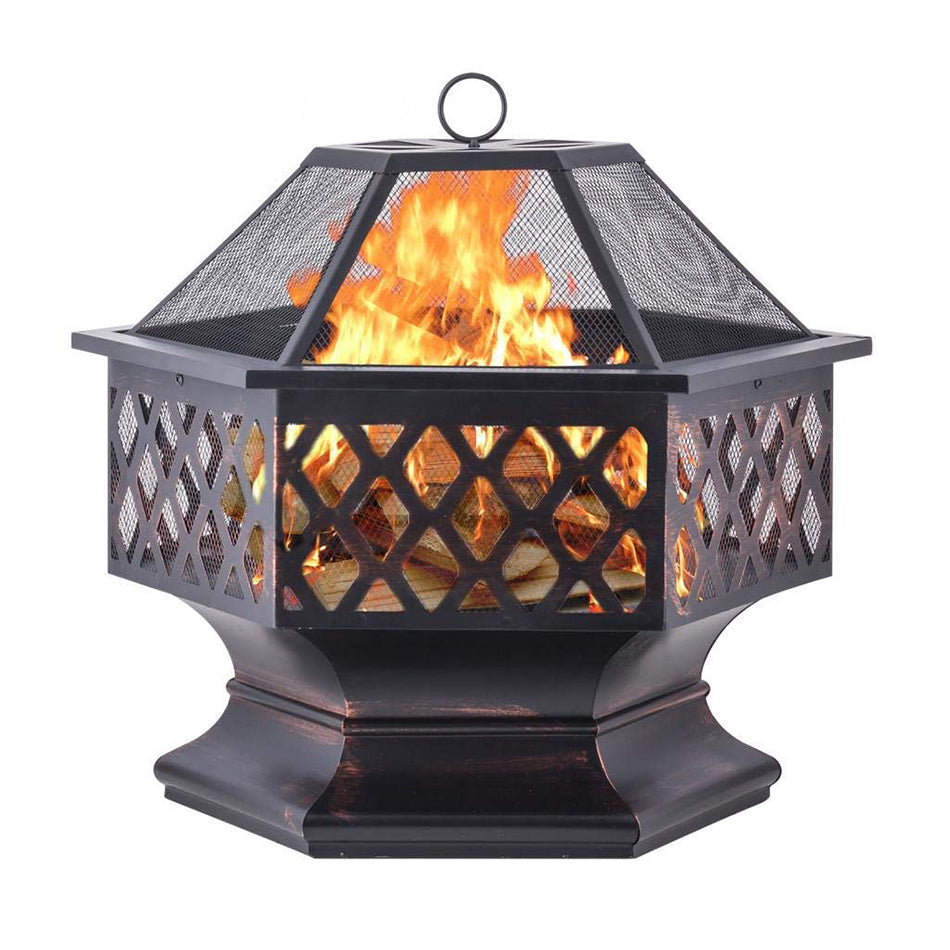 Wood Burning Fire Pit - 4 Seasons Home Gadgets