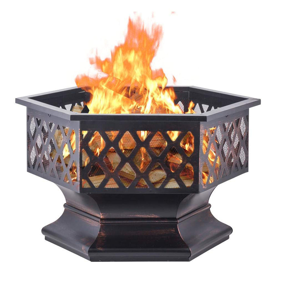 Wood Burning Fire Pit - 4 Seasons Home Gadgets