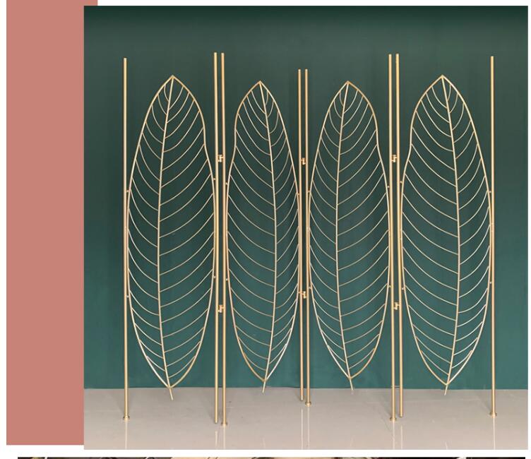 Copper Leaf Folding Partition Panel - 4 Seasons Home Gadgets