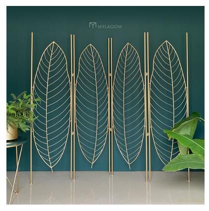 Copper Leaf Folding Partition Panel - 4 Seasons Home Gadgets