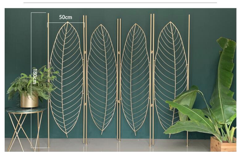 Copper Leaf Folding Partition Panel - 4 Seasons Home Gadgets