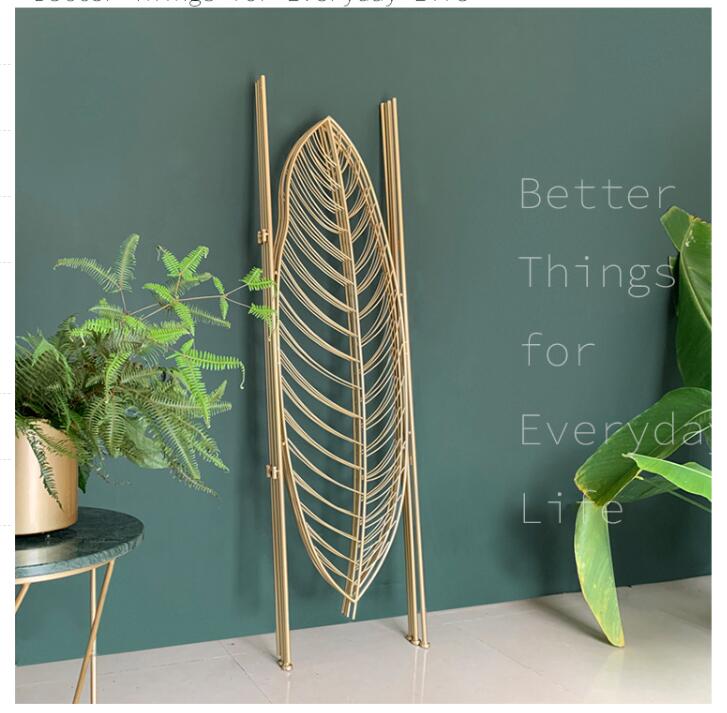 Copper Leaf Folding Partition Panel - 4 Seasons Home Gadgets