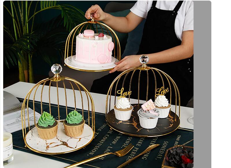 Birdcage Dessert Tray - 4 Seasons Home Gadgets