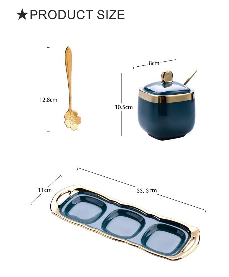 Kitchen Canister Set with Tray - 4 Seasons Home Gadgets