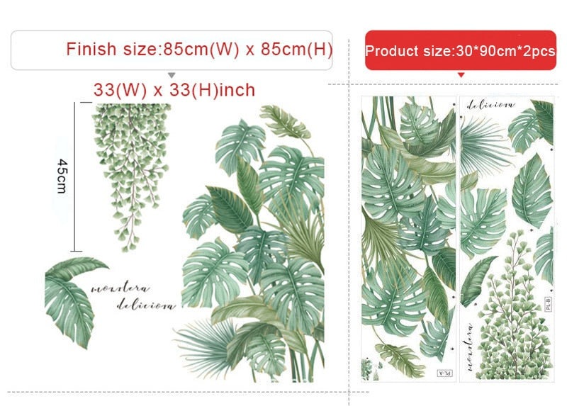 Tropical plants Wall Art - 4 Seasons Home Gadgets