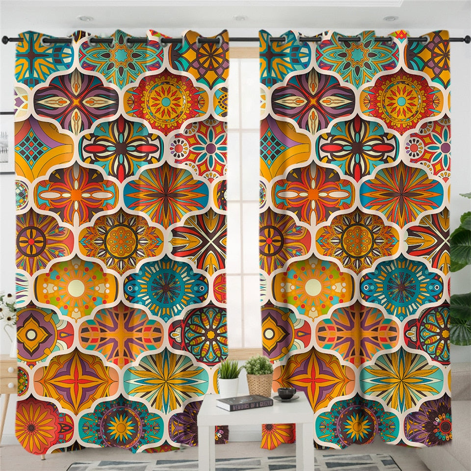 Mandala Blackout Curtain - 4 Seasons Home Gadgets