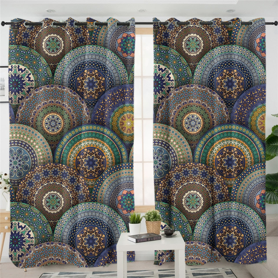 Mandala Blackout Curtain - 4 Seasons Home Gadgets