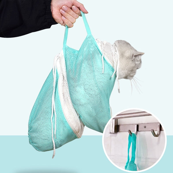 Cat Mesh Shower Bag - 4 Seasons Home Gadgets