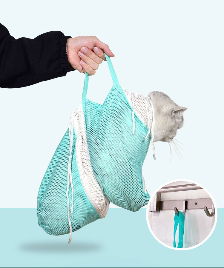 Cat Mesh Shower Bag - 4 Seasons Home Gadgets