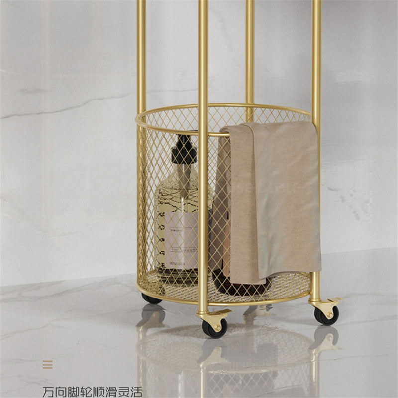 Gold Rolling Storing Basket - 4 Seasons Home Gadgets