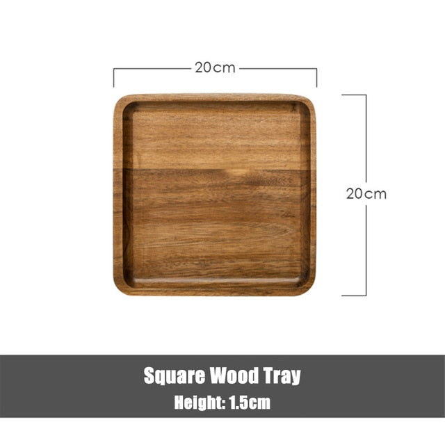 4 Wooden Tray Set - 4 Seasons Home Gadgets