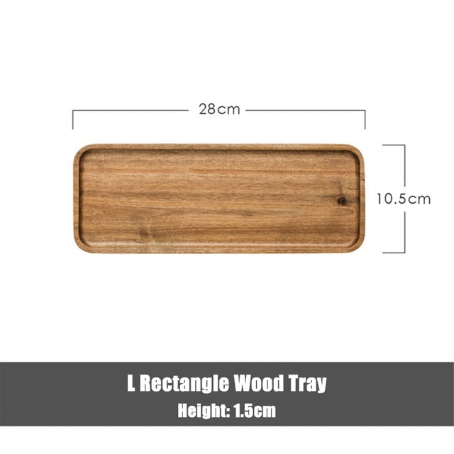 4 Wooden Tray Set - 4 Seasons Home Gadgets