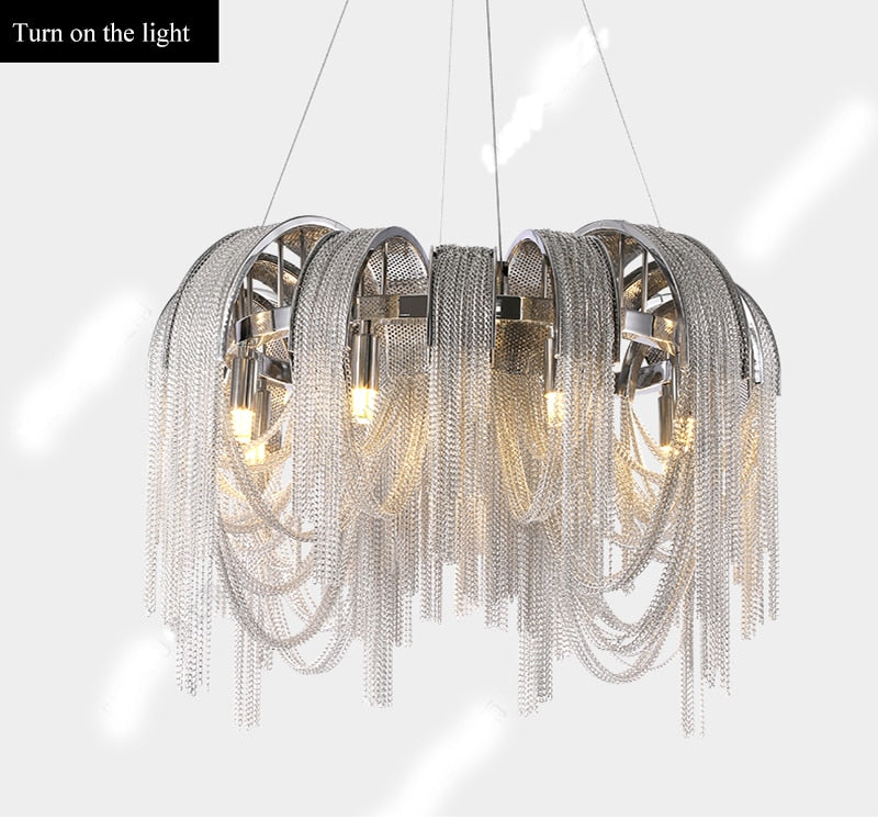 Tassel Chain Chandelier - 4 Seasons Home Gadgets