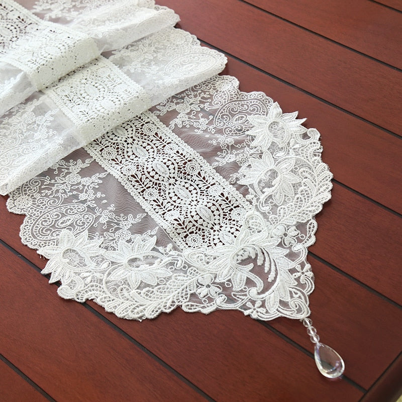 Lace Table Runner - 4 Seasons Home Gadgets