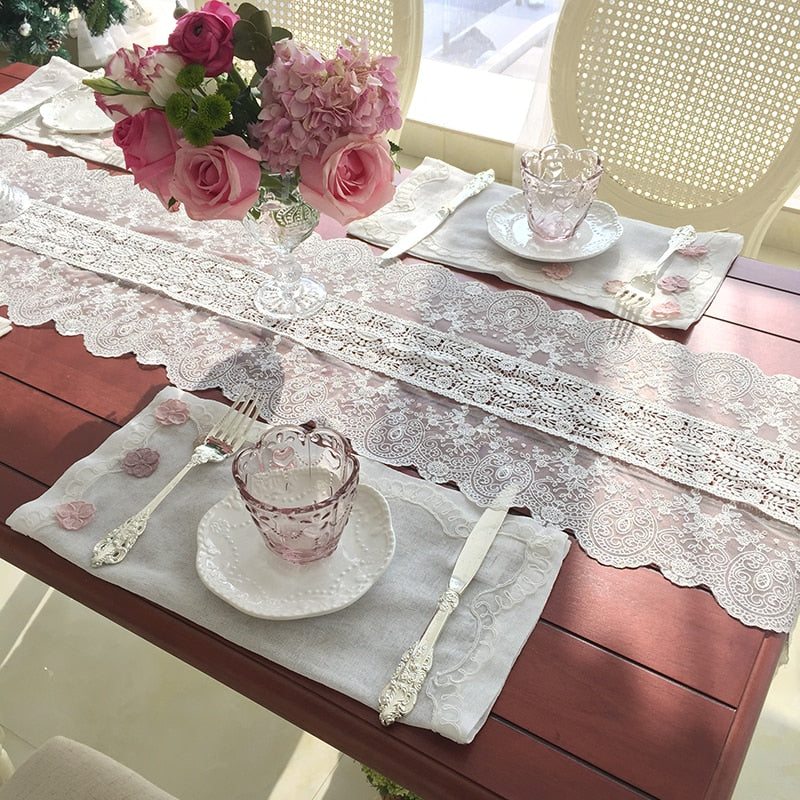 Lace Table Runner - 4 Seasons Home Gadgets