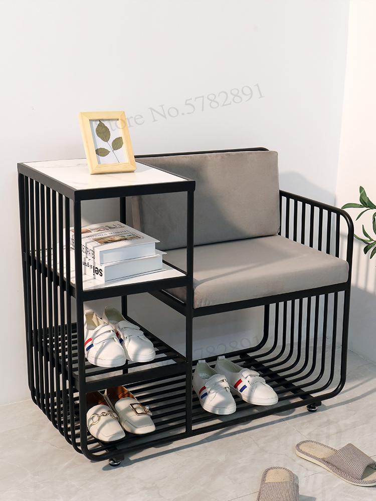 Iron Shoes Storage Stool - 4 Seasons Home Gadgets