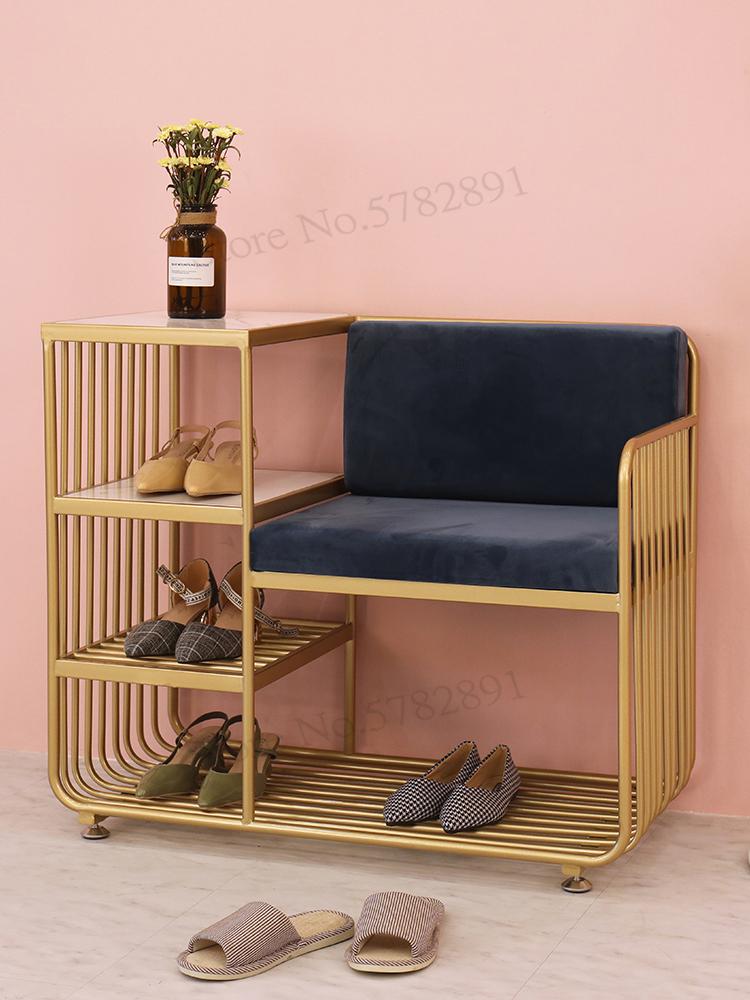 Iron Shoes Storage Stool - 4 Seasons Home Gadgets