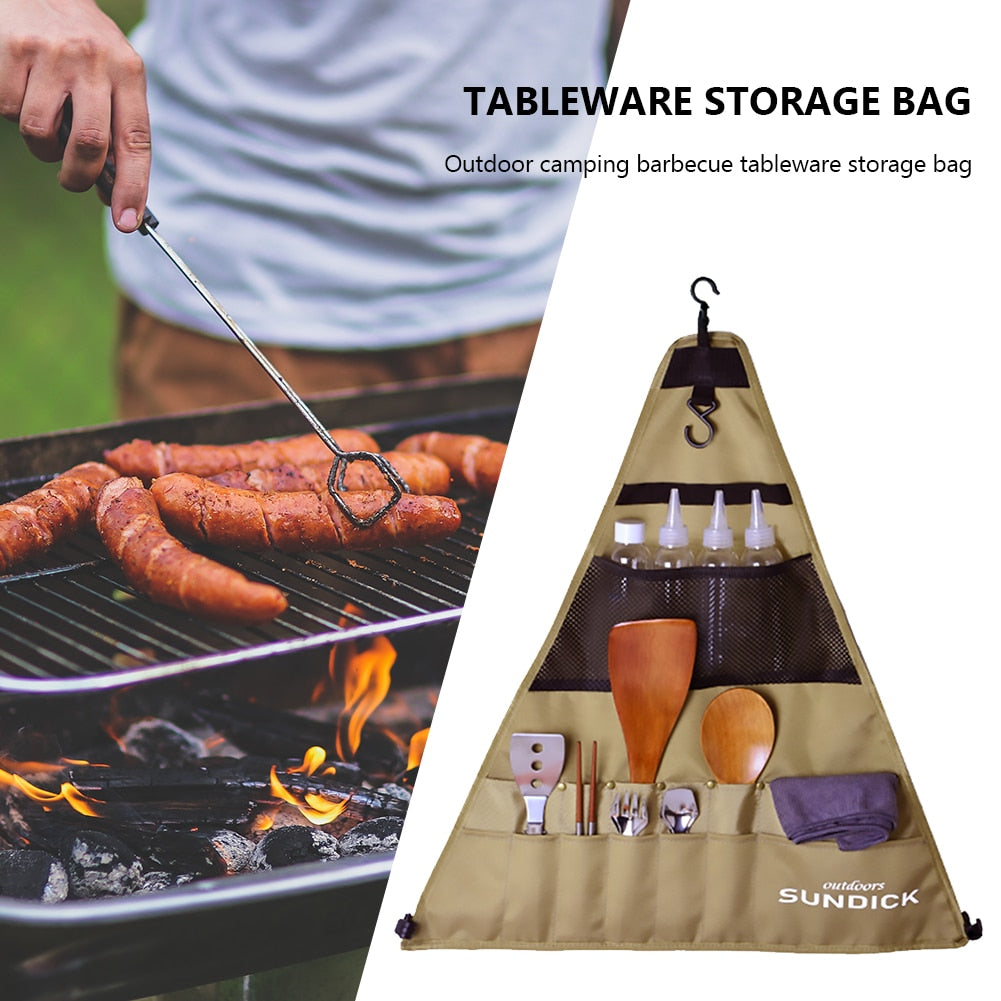 Camping Picnic Tableware Storage Bag - 4 Seasons Home Gadgets