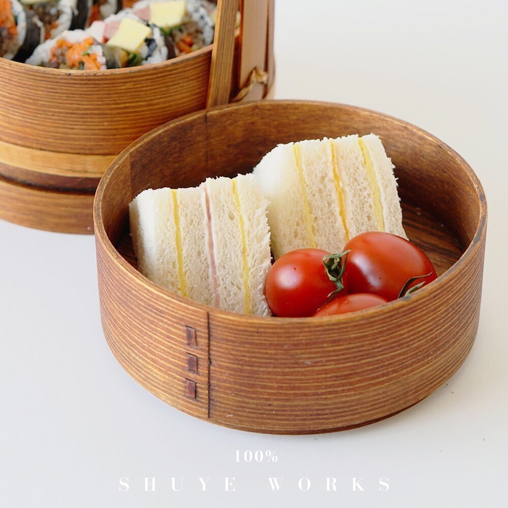 Bamboo Double-Layer Lunch Box - 4 Seasons Home Gadgets