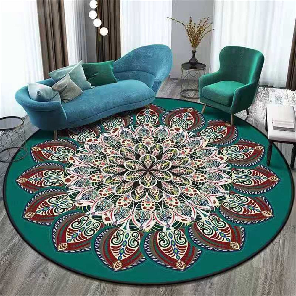 Mandala Palette Rug - 4 Seasons Home Gadgets